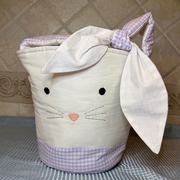 GinghamTie Ear Bunny Bucket - PBK - Picture 2 of 7